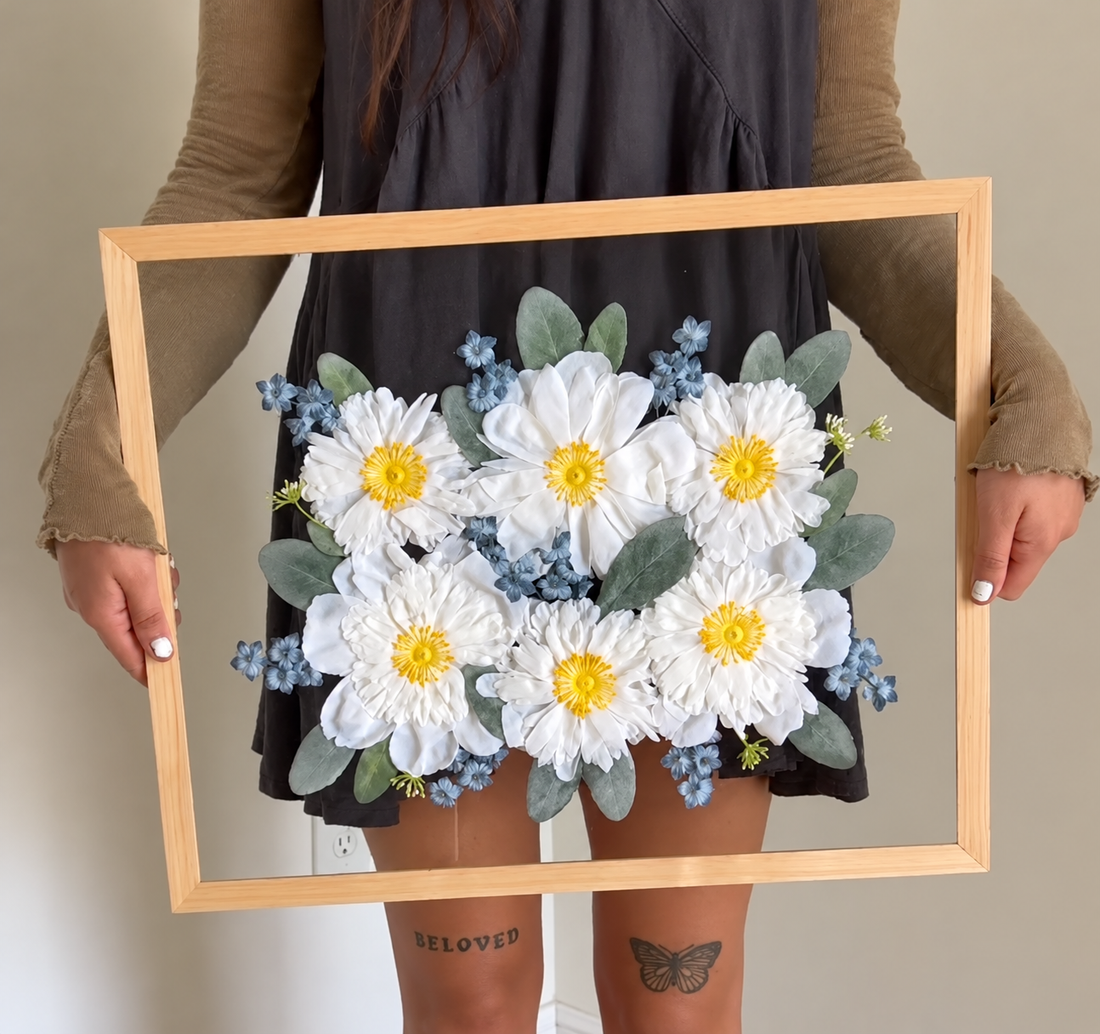 Can Artificial Flowers Be Pressed and Framed?