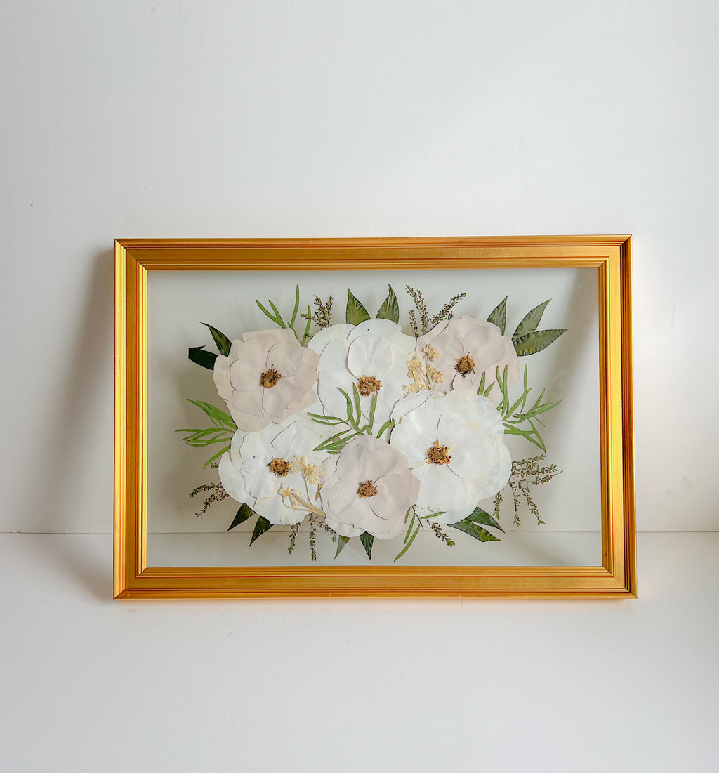 12x18 Custom Pressed Flower Frame