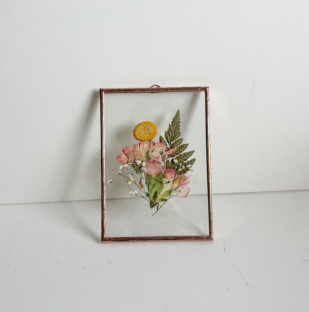 5x7 Custom Pressed Flower Frame