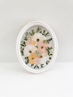 11×14 Oval Custom Pressed Flower Frame