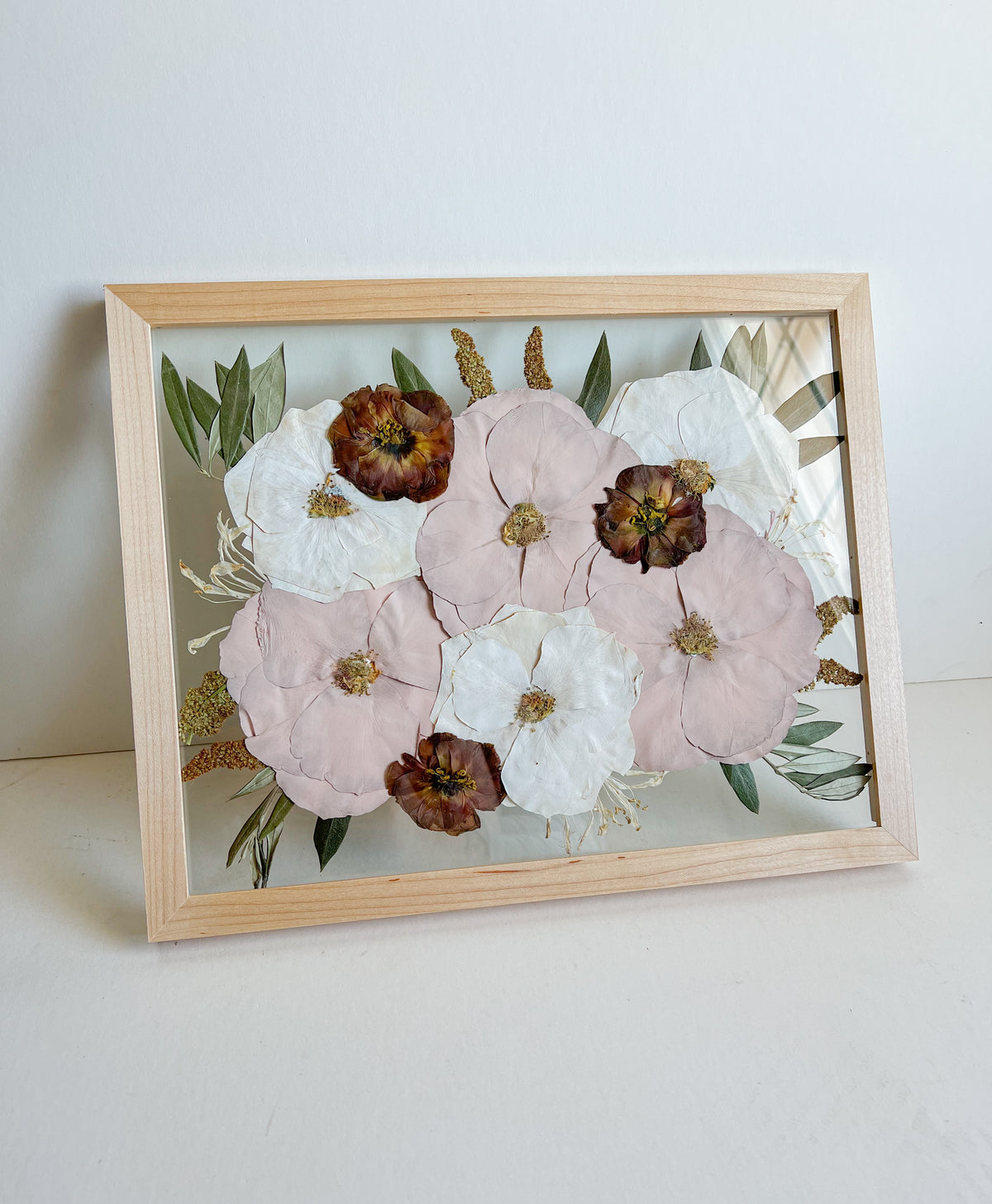 8x11 Custom Pressed Flower Frame