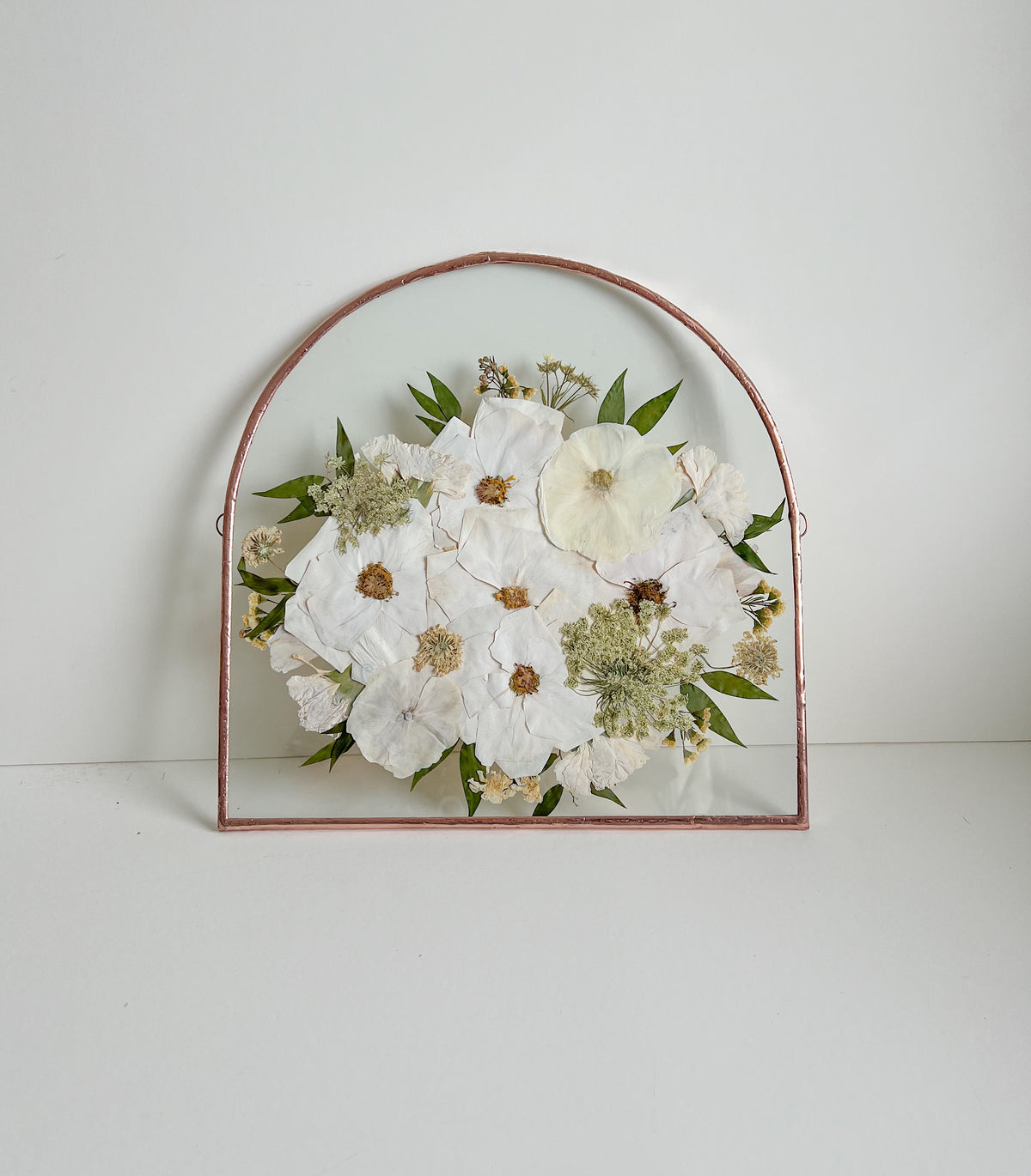 14×14 Arch Custom Pressed Flower Frame