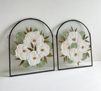 14×14 Arch Custom Pressed Flower Frame